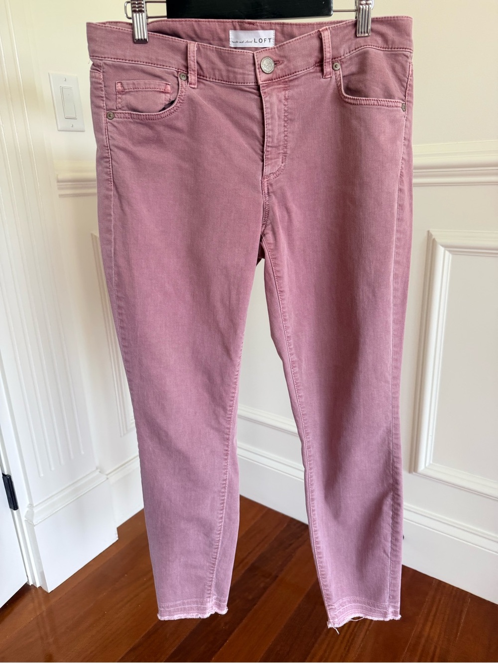 LOFT Women’s Dusty Rose Modern Skinny Jeans Slim Stretch Pants  Size 6 / 28